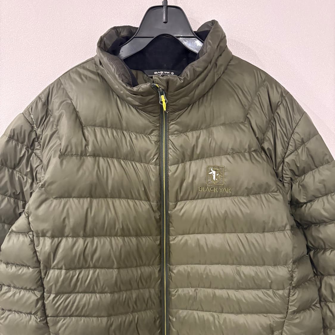 블랙야크 B 제로 경량 구스패딩 105 카키 상품이미지3