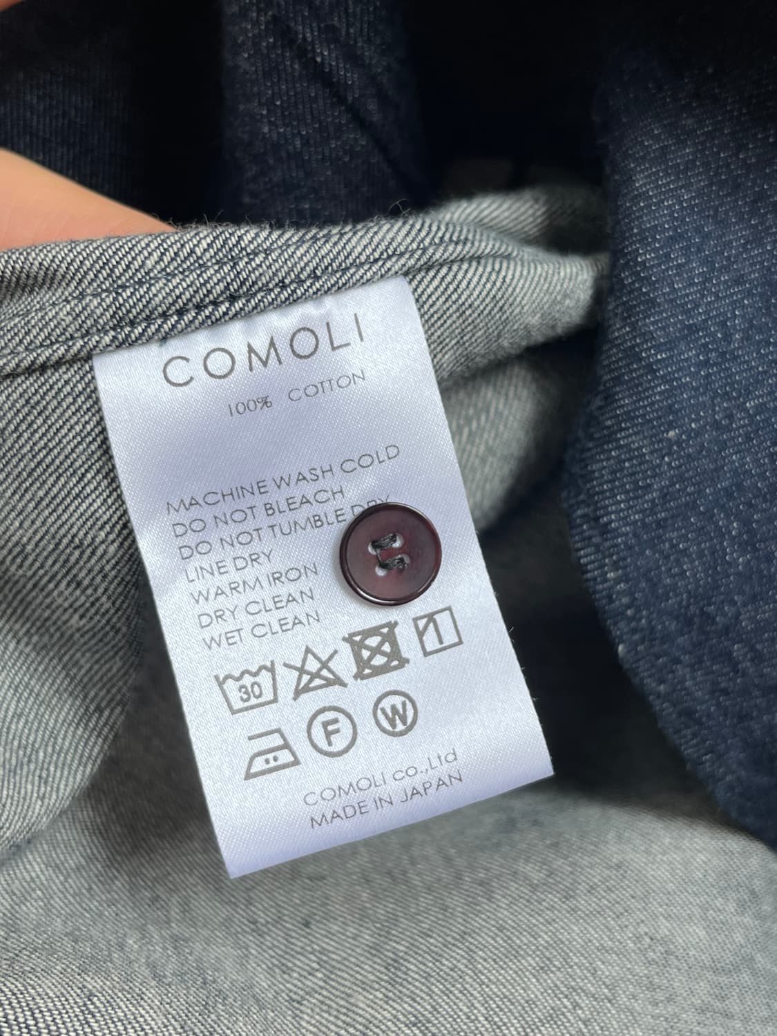 Comoli 코모리 데님셔츠 3 상품이미지6