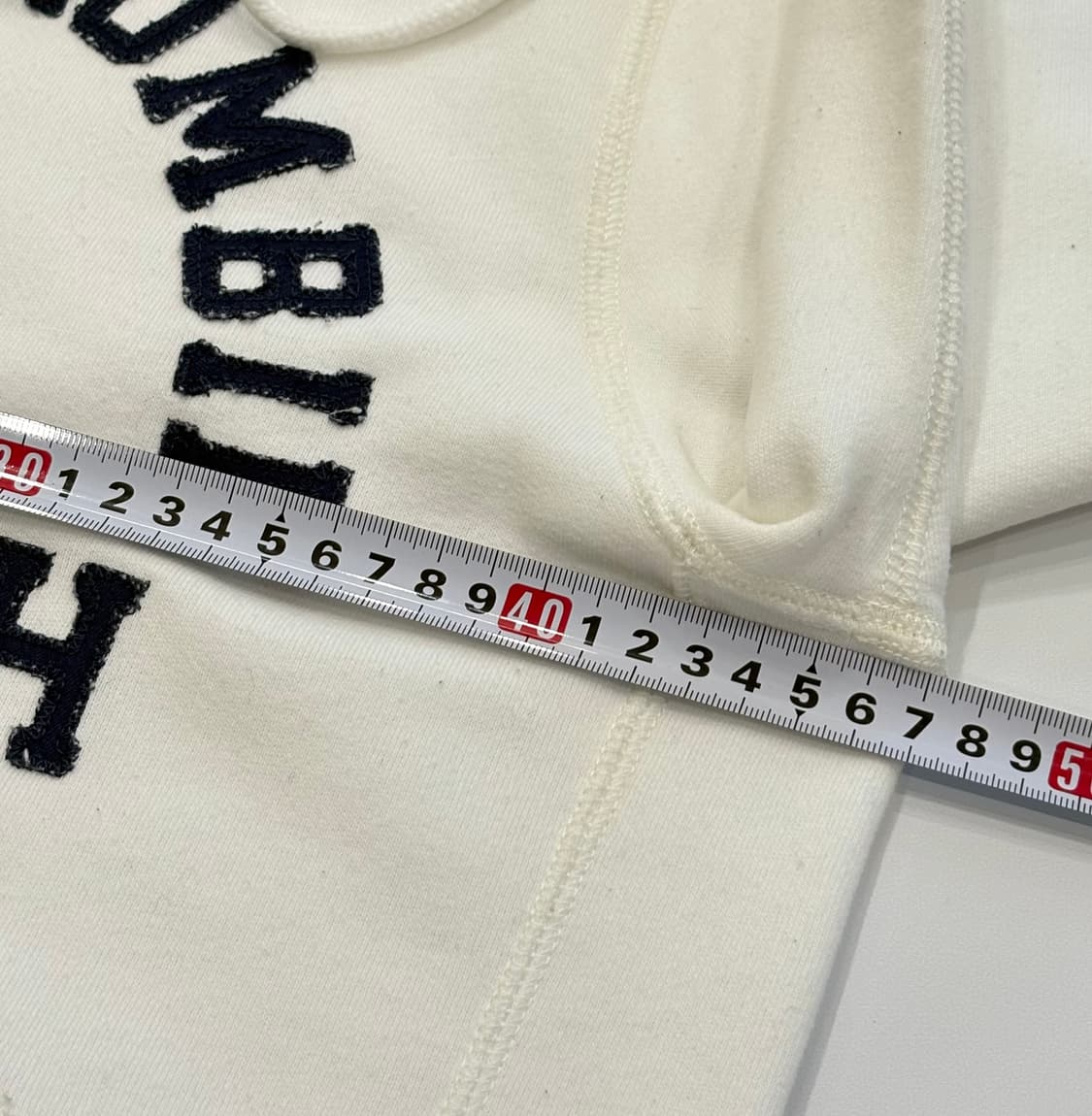 아베크롬비 화이트 후드 집업 상품이미지5