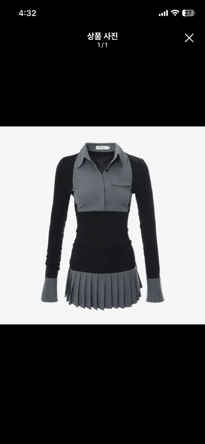 (구해요) 비엔프롬 핀 프레피 원피스BNFROM Pin Pre 상품이미지1