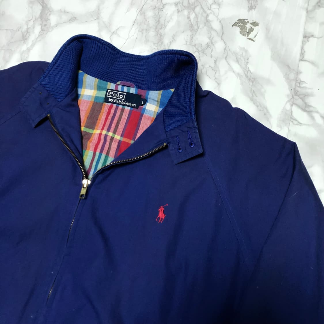 폴로 랄프로렌 바라쿠타 자켓 마린블루 상품이미지3