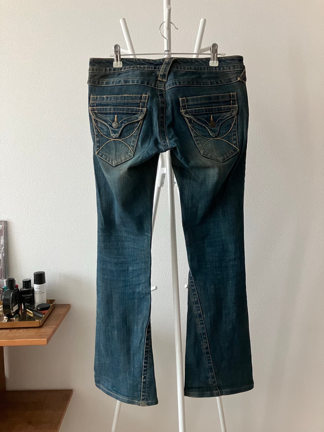 Edge on all 일본빈티지 부츠컷 로우라이즈 데님 y2k 오네갸루 상품이미지4