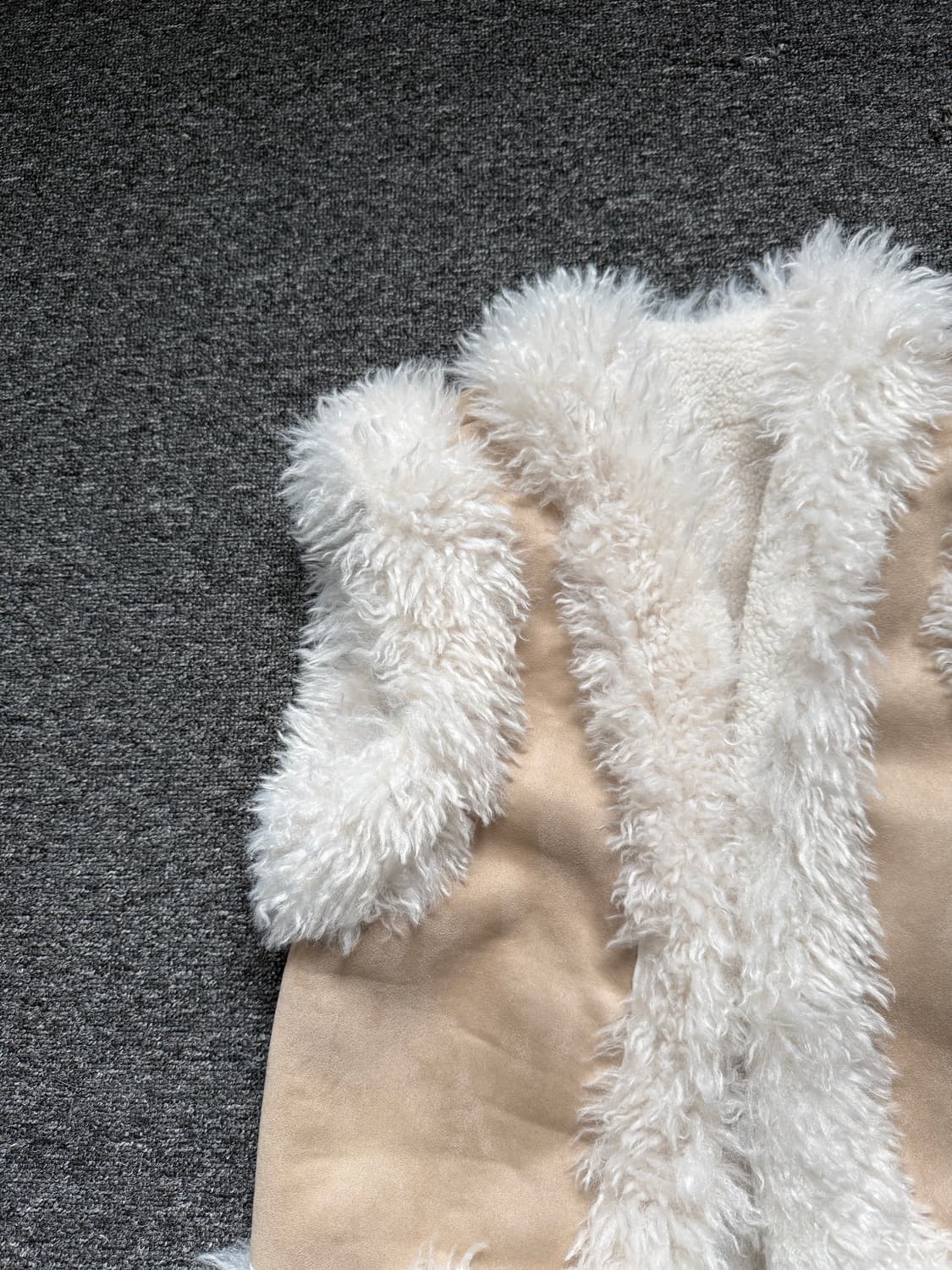 JPN 무스탕 퍼 베스트 상품이미지5