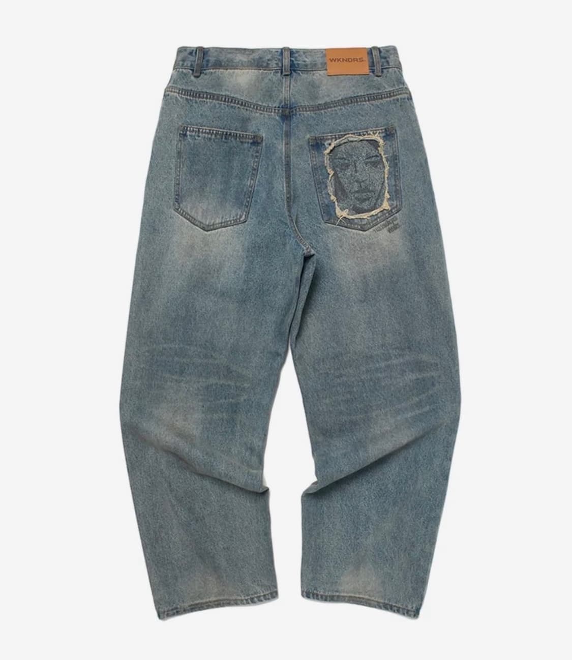 위캔더스 FACE DENIM PANTS (DENIM) M 상품이미지1