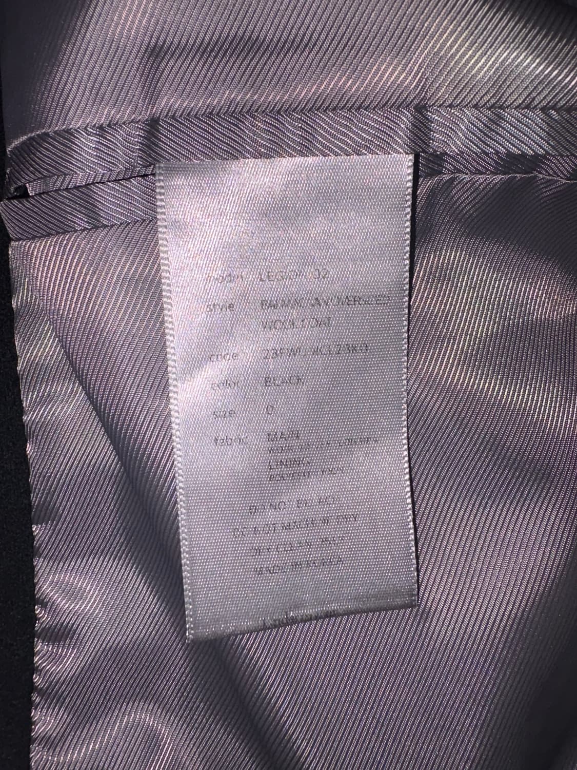 언더마이카 리전.02 발마칸 오버사이즈 울 코트 블랙(0size) 상품이미지4