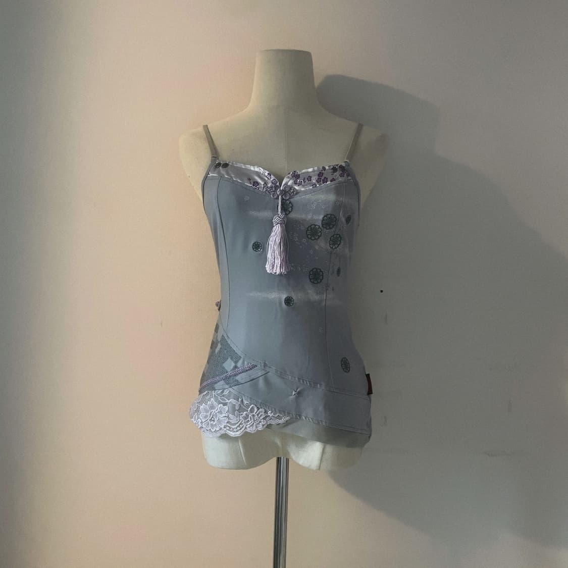 오즈온 ozz on 오즈온 나시 페어리 오리엔탈 빈티지 나시 달천깔 핀터 상품이미지2