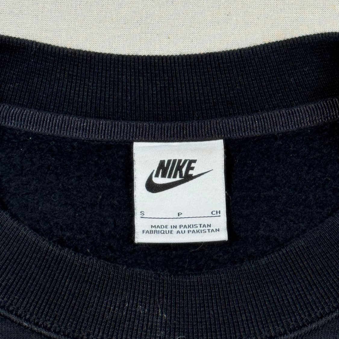 S) 나이키 스투시 NRG 워시드 플리스 크루넥 블랙 상품이미지6