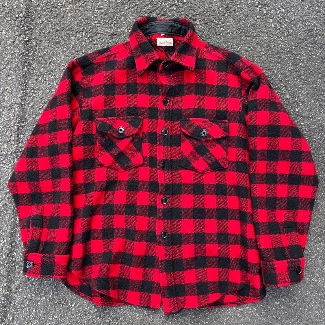 페어쉐인 헤비 울 버팔로 체크 셔츠 상품이미지1