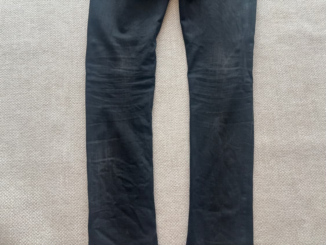 빈티지 버버리 블랙라벨 블랙 슬림핏 진 73 상품이미지6