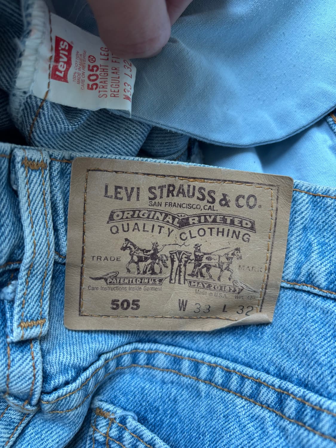 90s levis 505 33x32 상품이미지3