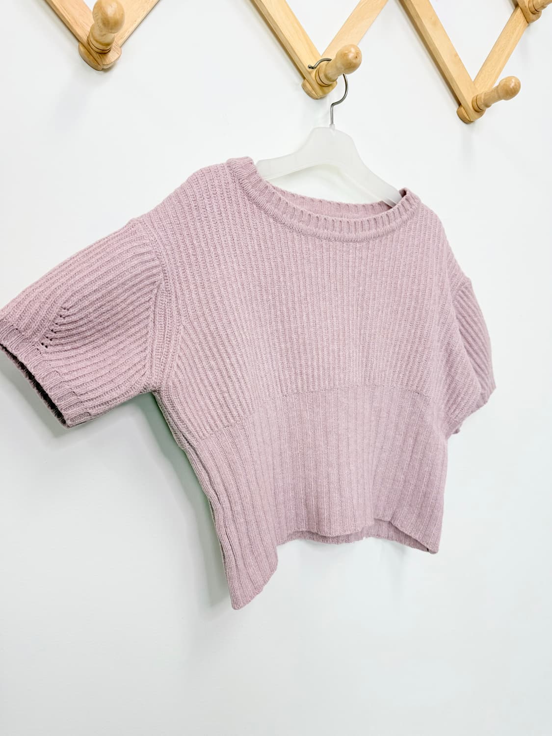 시눈 퍼프 울 반팔니트 상품이미지5