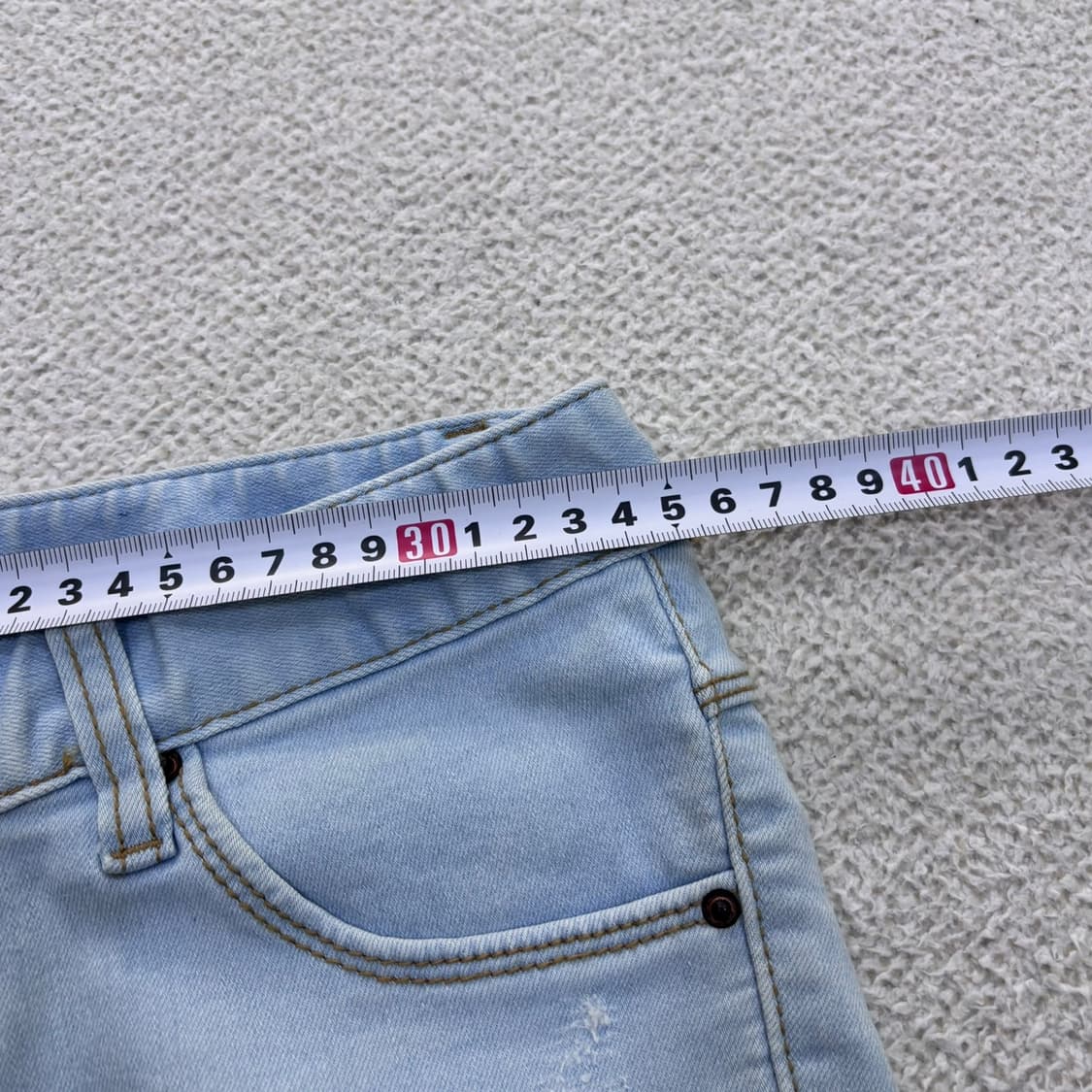 3 소녀나라 여성 7부 데님 팬츠 0429E 상품이미지6