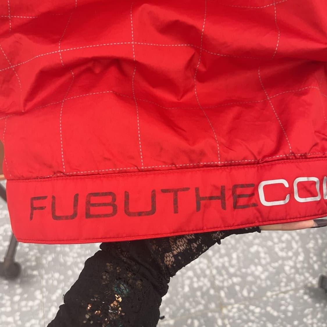 푸부 FUBU 포드 머스탱 레이싱 바람막이 자켓 L C08921 상품이미지7