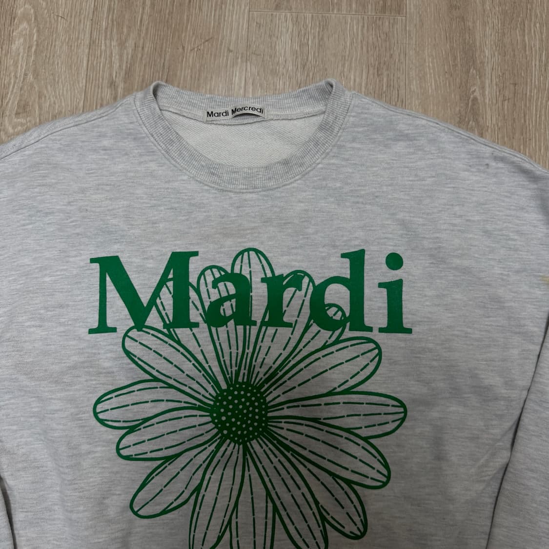 마르디메크르디 플라워 맨투맨 FREE 상품이미지2