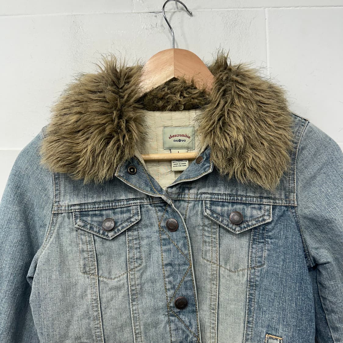 아베크롬비 퍼 데님자켓 상품이미지2
