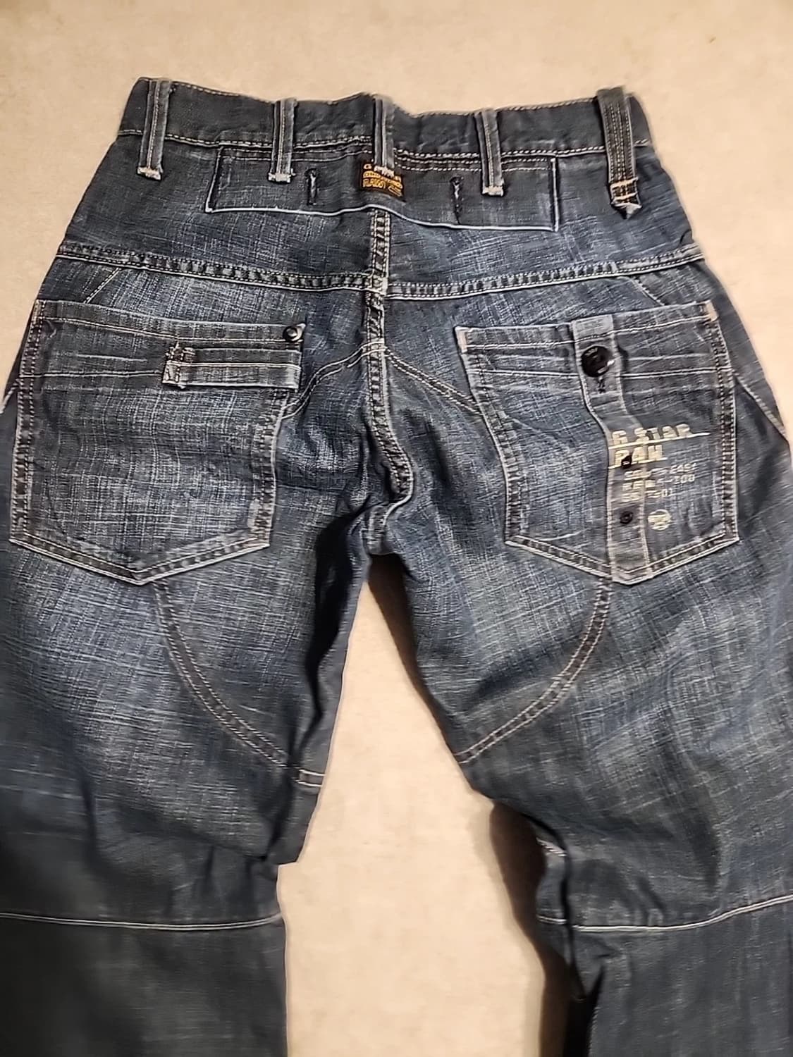 지스타 로우 빈티지 라프 엘우드 루즈 카고 데님 팬츠 상품이미지3