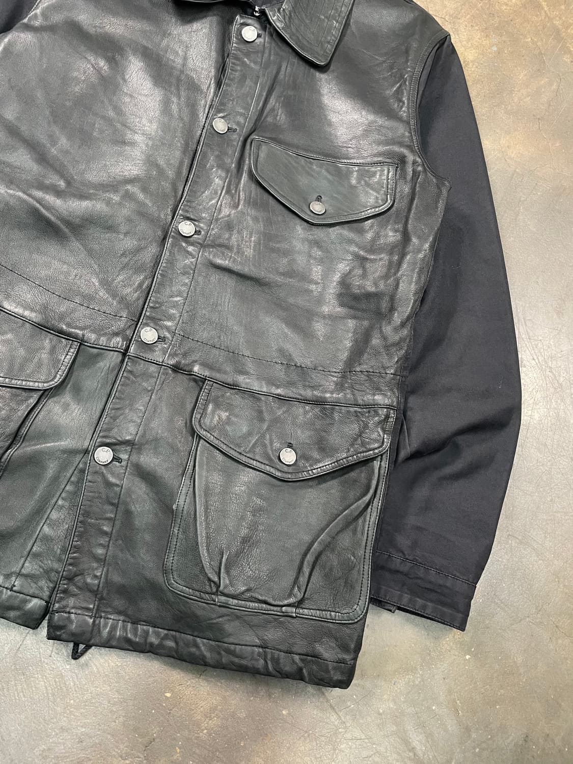 CP컴퍼니 레더 믹스 자켓 상품이미지3