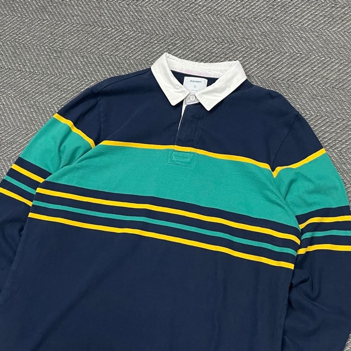올드 네이비 배색 럭비 티셔츠 v0332 상품이미지3
