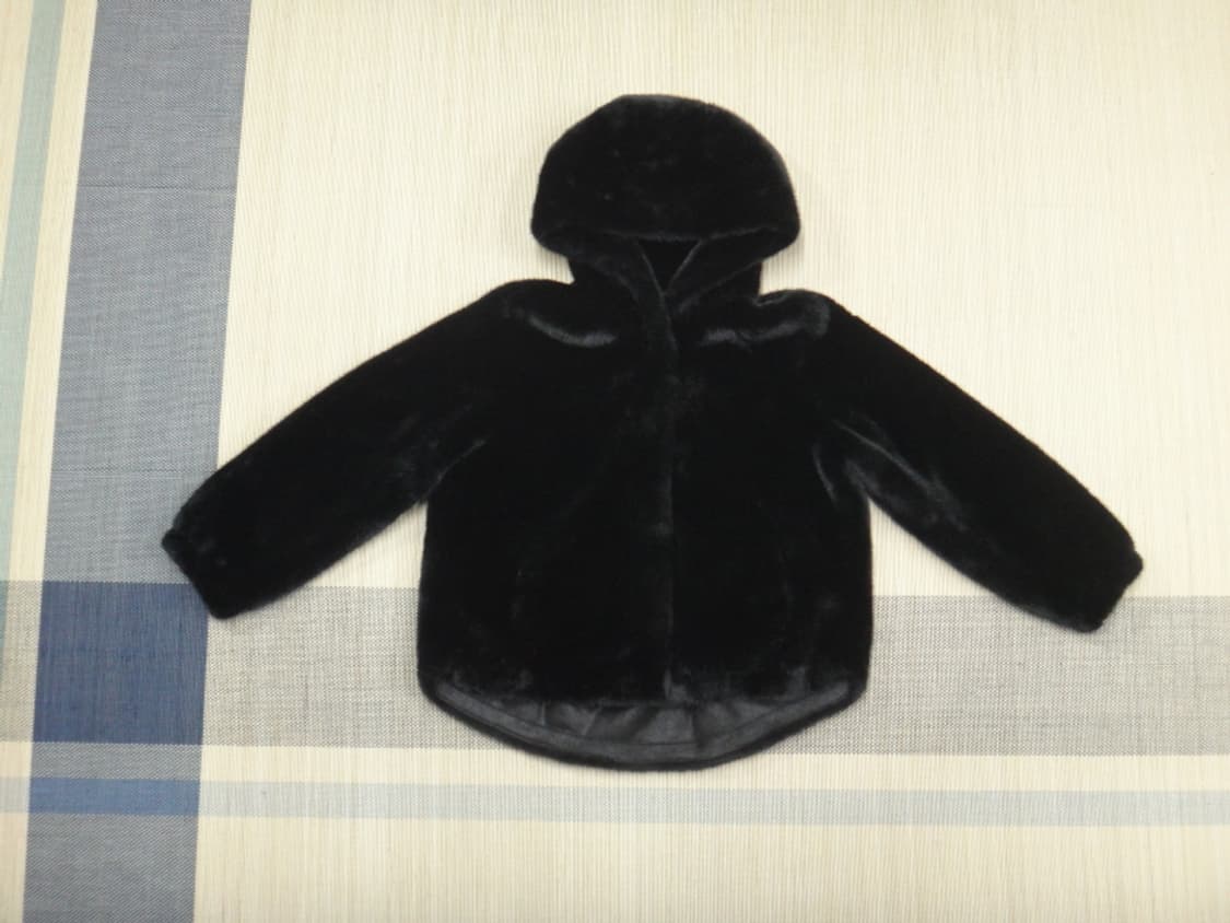 (M/66) LBL 여성 페이크 밍크 퍼 후드 자켓 상품이미지2