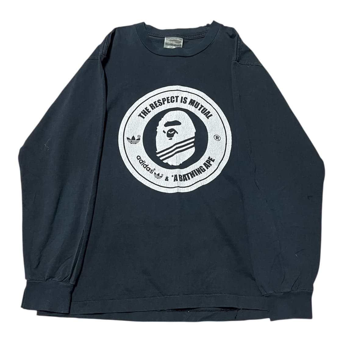 베이프 X 아디다스 서클 로고 롱슬리브 상품이미지1