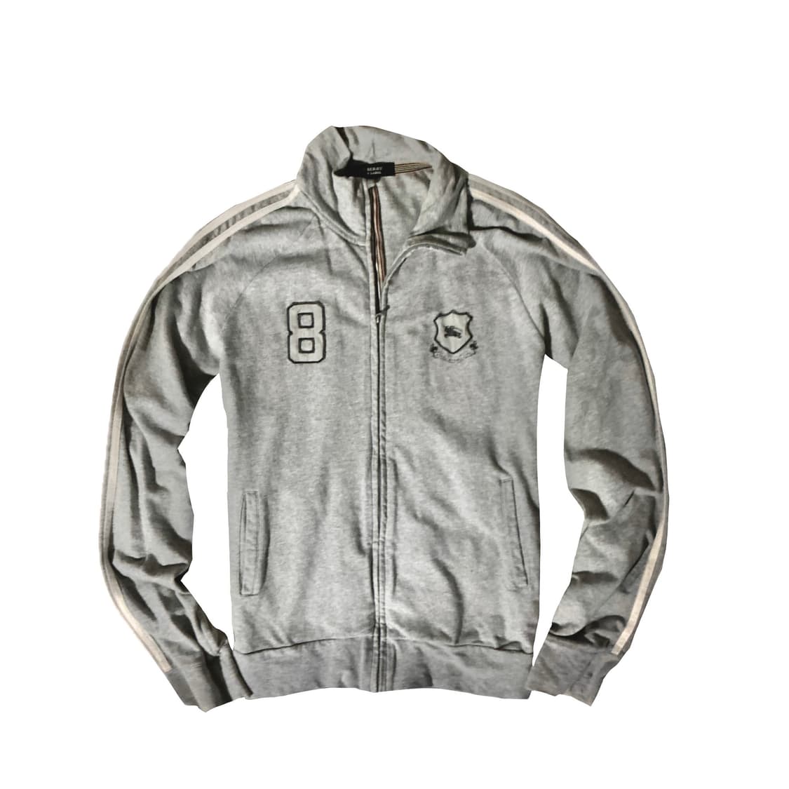 버버리 면집업 져지 그레이 상품이미지1