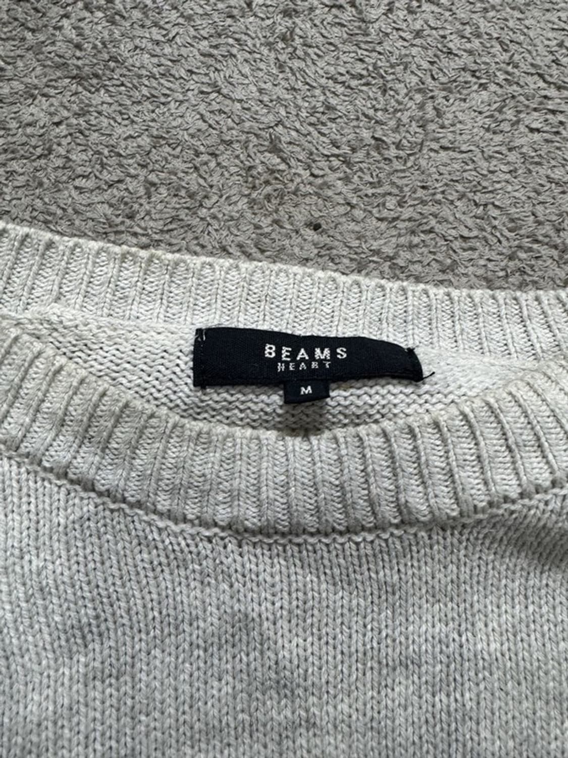 빔즈 아가일 패턴 니트 M 상품이미지7