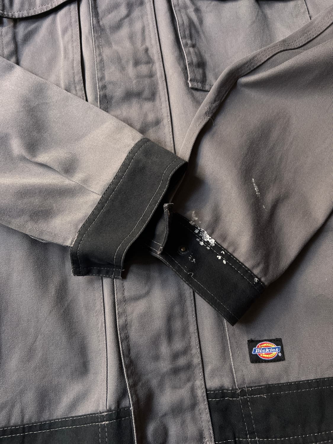 [L]디키즈 USA 빈티지 페인팅 그레이 투톤 워크 자켓 상품이미지6
