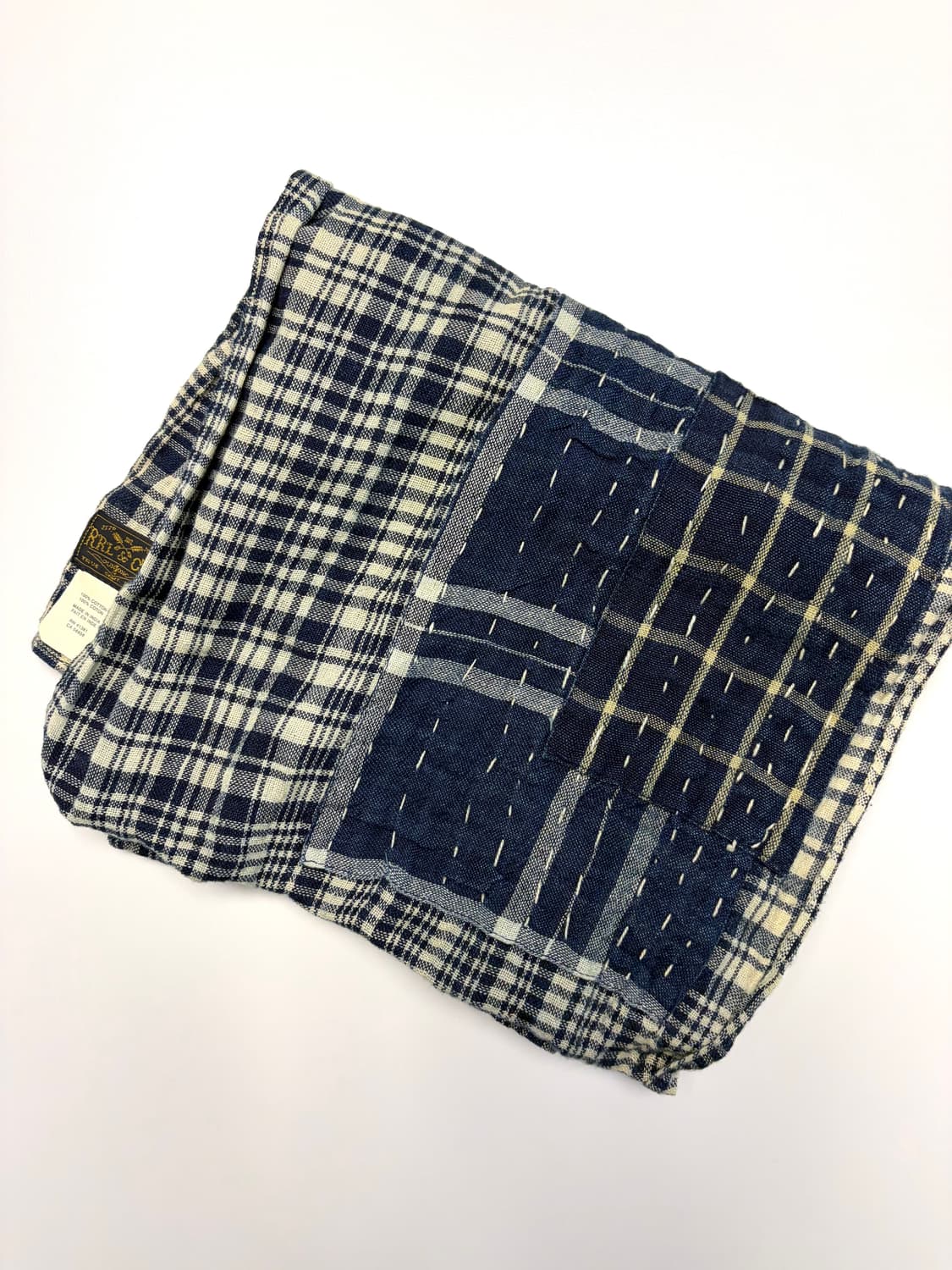 더블알엘 (RRL) 인디고 빈티지 코튼 머플러 상품이미지4