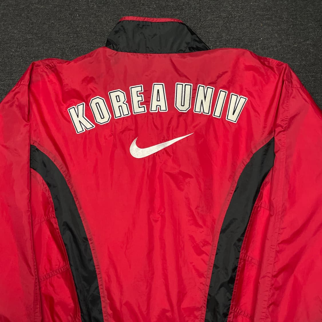 국내유일매물 90s 나이키 x 고려대 올드스쿨 트랙자켓 바람막이 xxxl 상품이미지6
