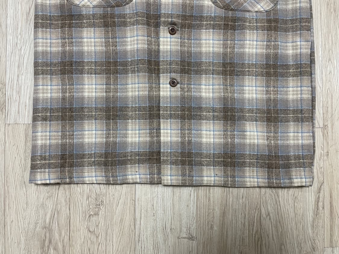 95) 70's 펜들턴 체크 울 보드셔츠(미국제)RRL&LVC&폴로 상품이미지8
