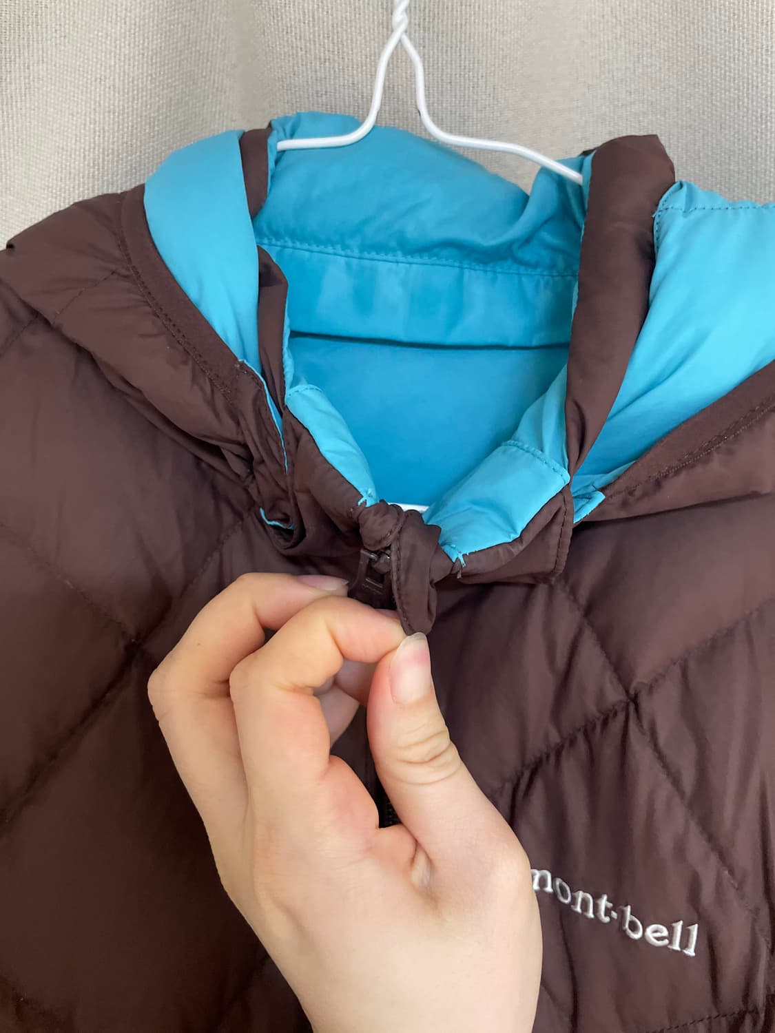 몽벨 리버시블 패딩 160 상품이미지2