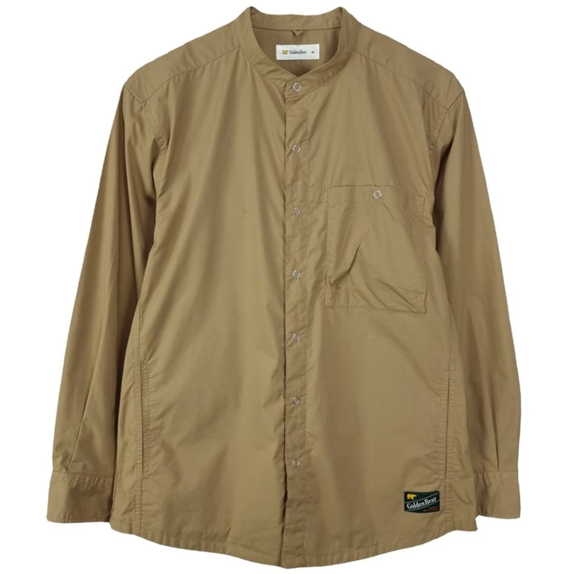 [골든베어] 차이나카라 셔츠 베이지 M19471 상품이미지2