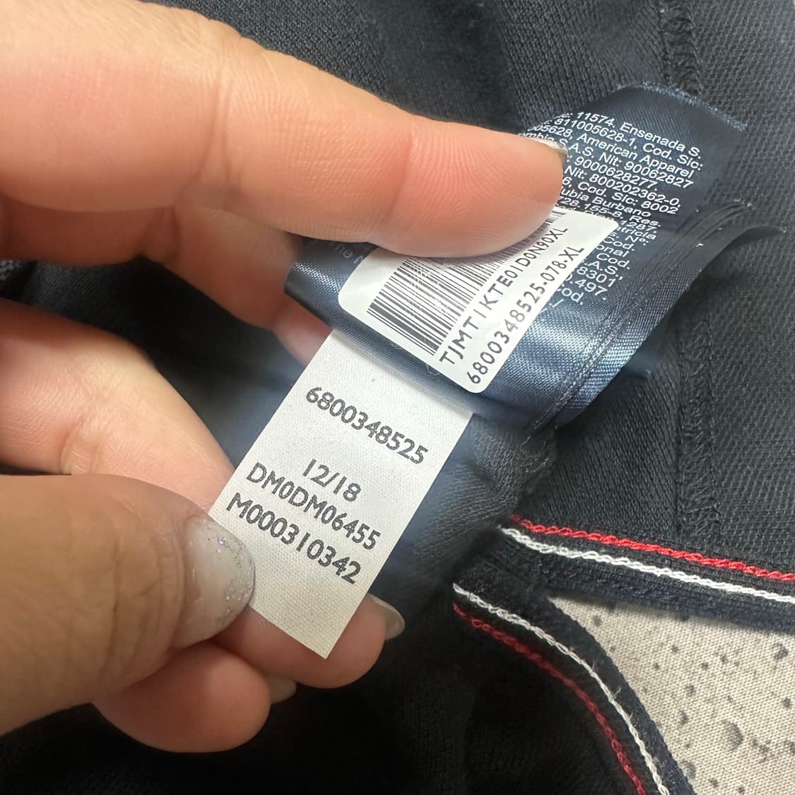 ✨ (바배) 타미 힐피거 슬림핏 블랙 PK 카라 반팔티  상품이미지4