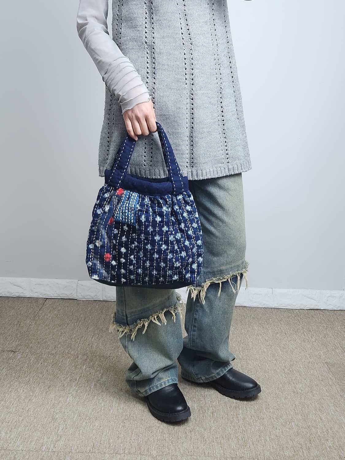 퀼트 토트백 상품이미지2