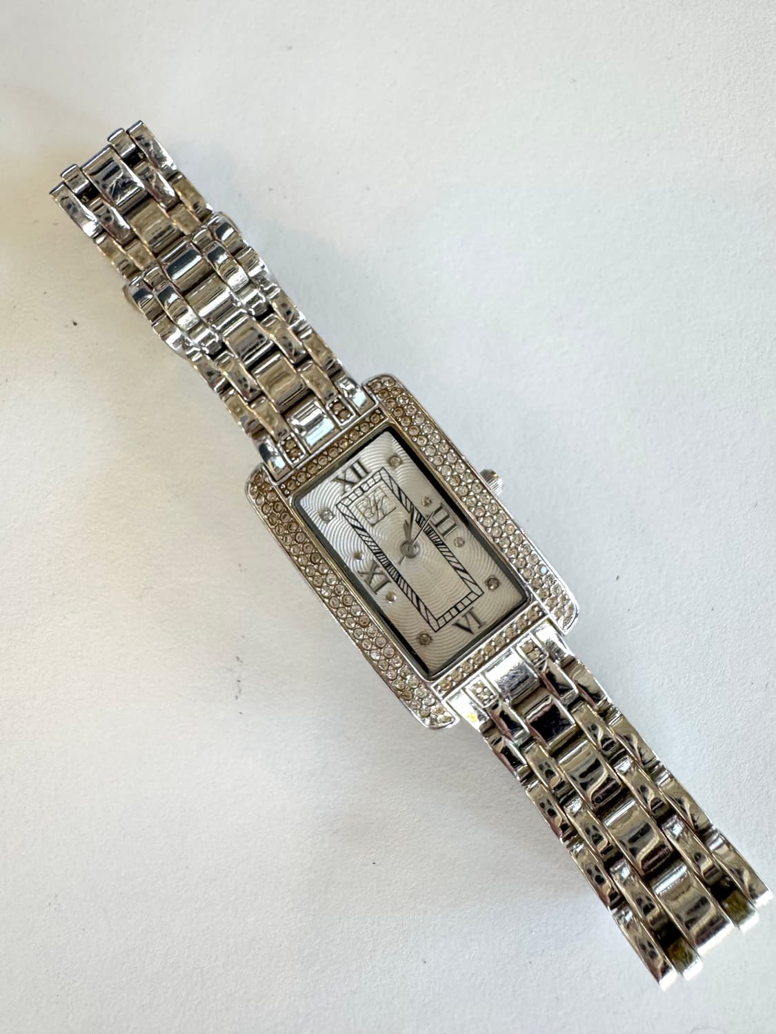  빈티지 클래식 주얼리 큐빅 워치 상품이미지1