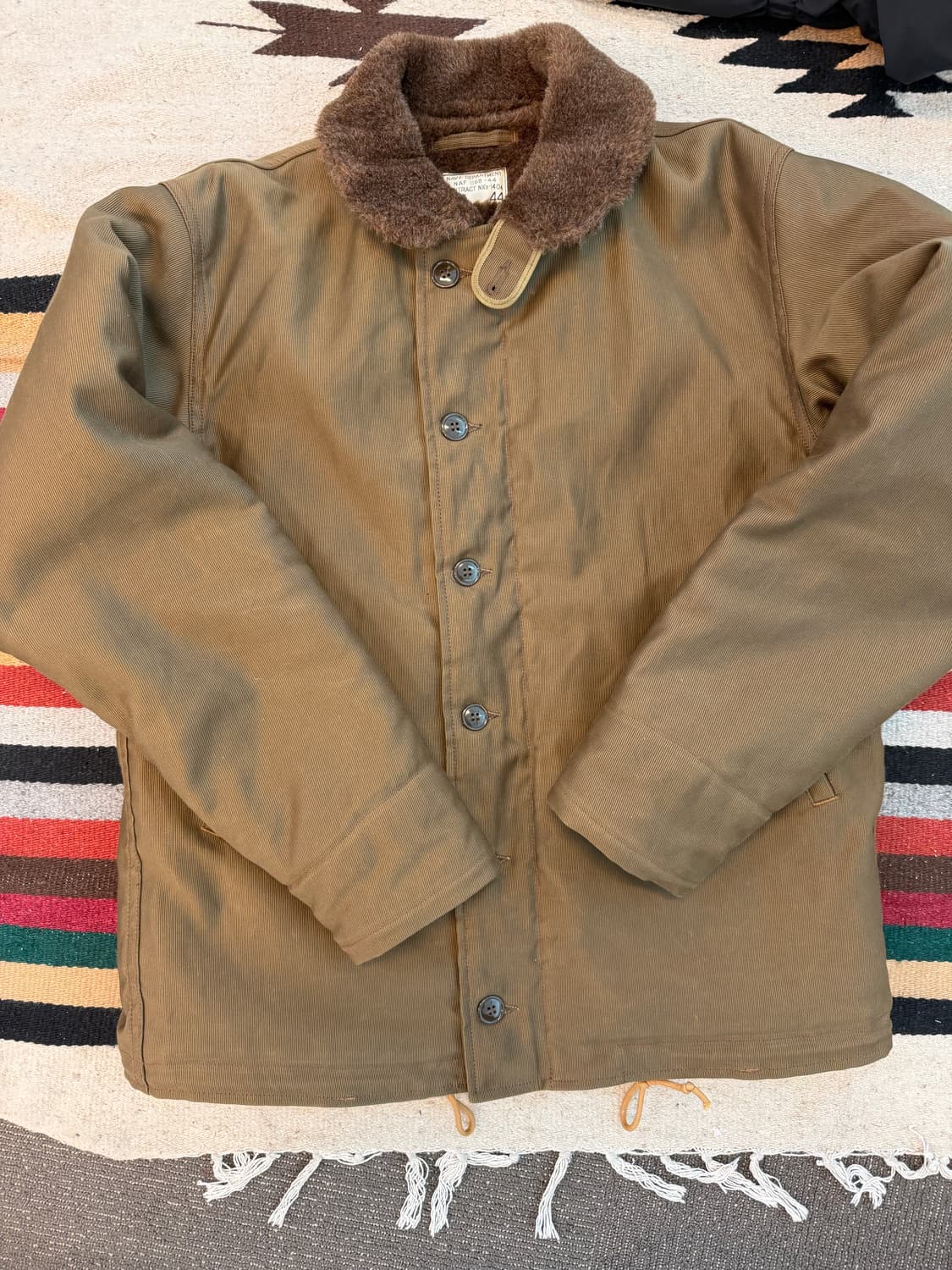 프리휠러스 덱자켓 44 레드카키 상품이미지1