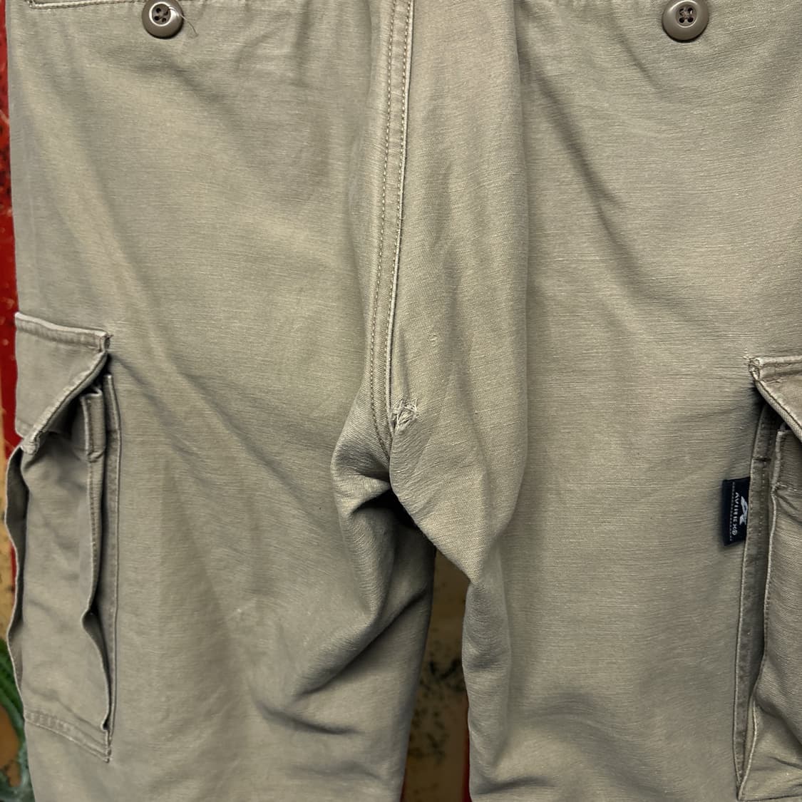 90s 아비렉스 US AMRY 42년도 복각 카고팬츠 비조스트랩 N628 상품이미지7