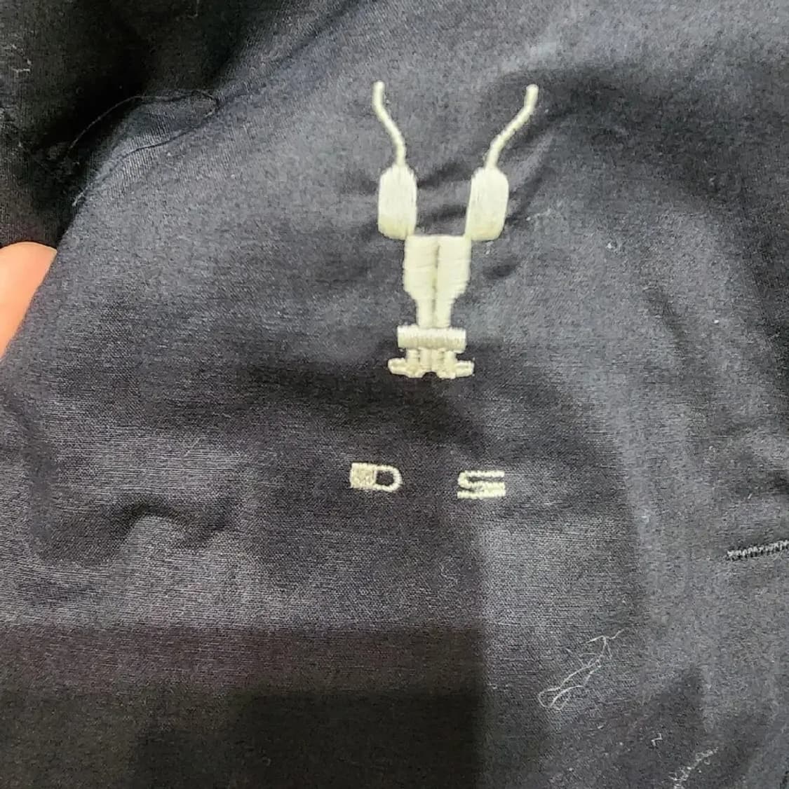 릭오웬스 블랙 봄버 자켓(롱) S 상품이미지6