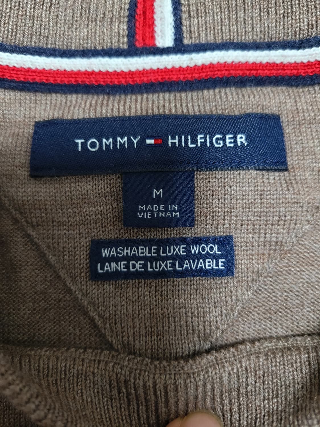 타미힐피거 크루넥 라운드 울 니트 M 상품이미지6