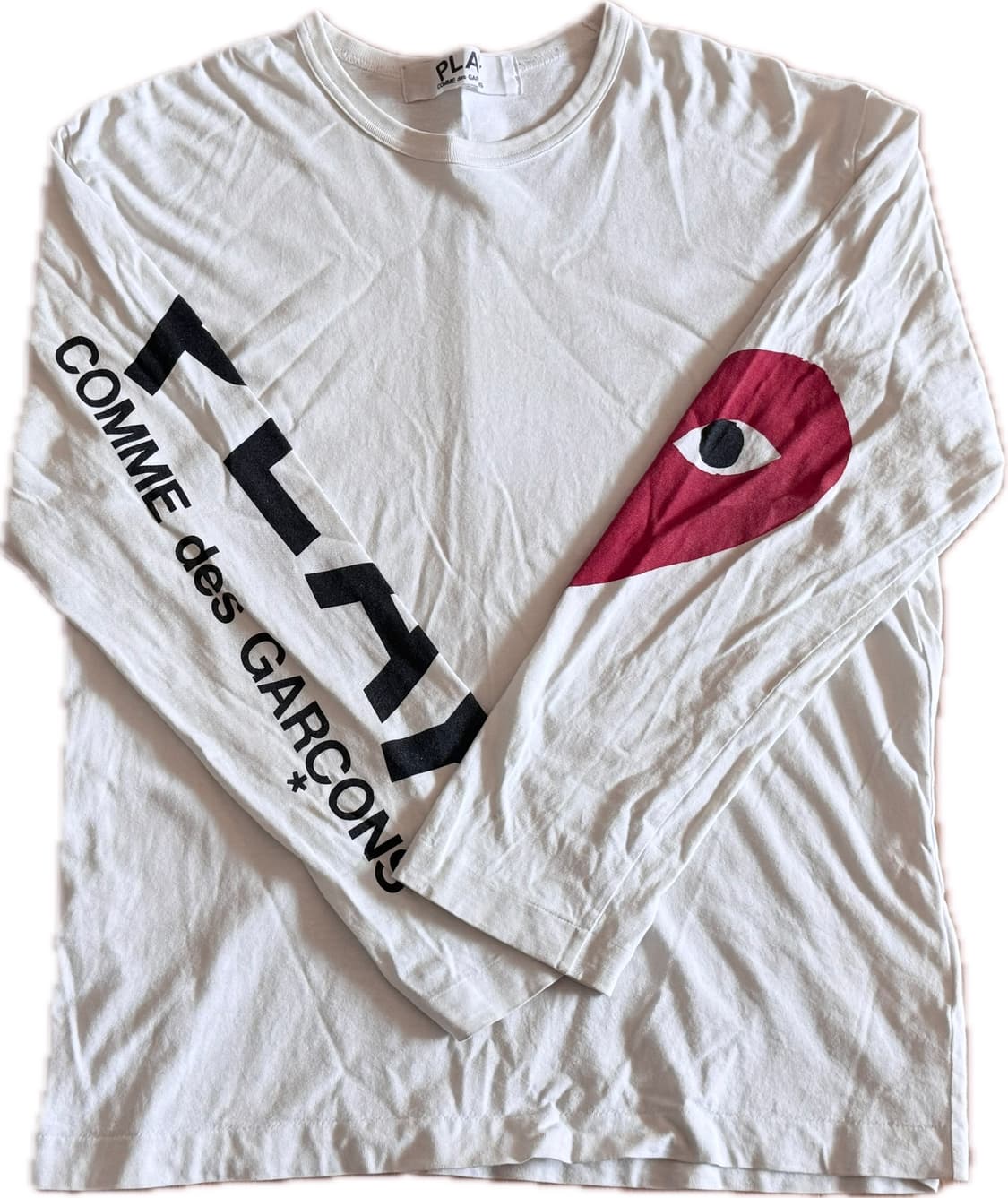 꼼데가르송 사이드 프린팅 롱슬리브(L) 상품이미지1