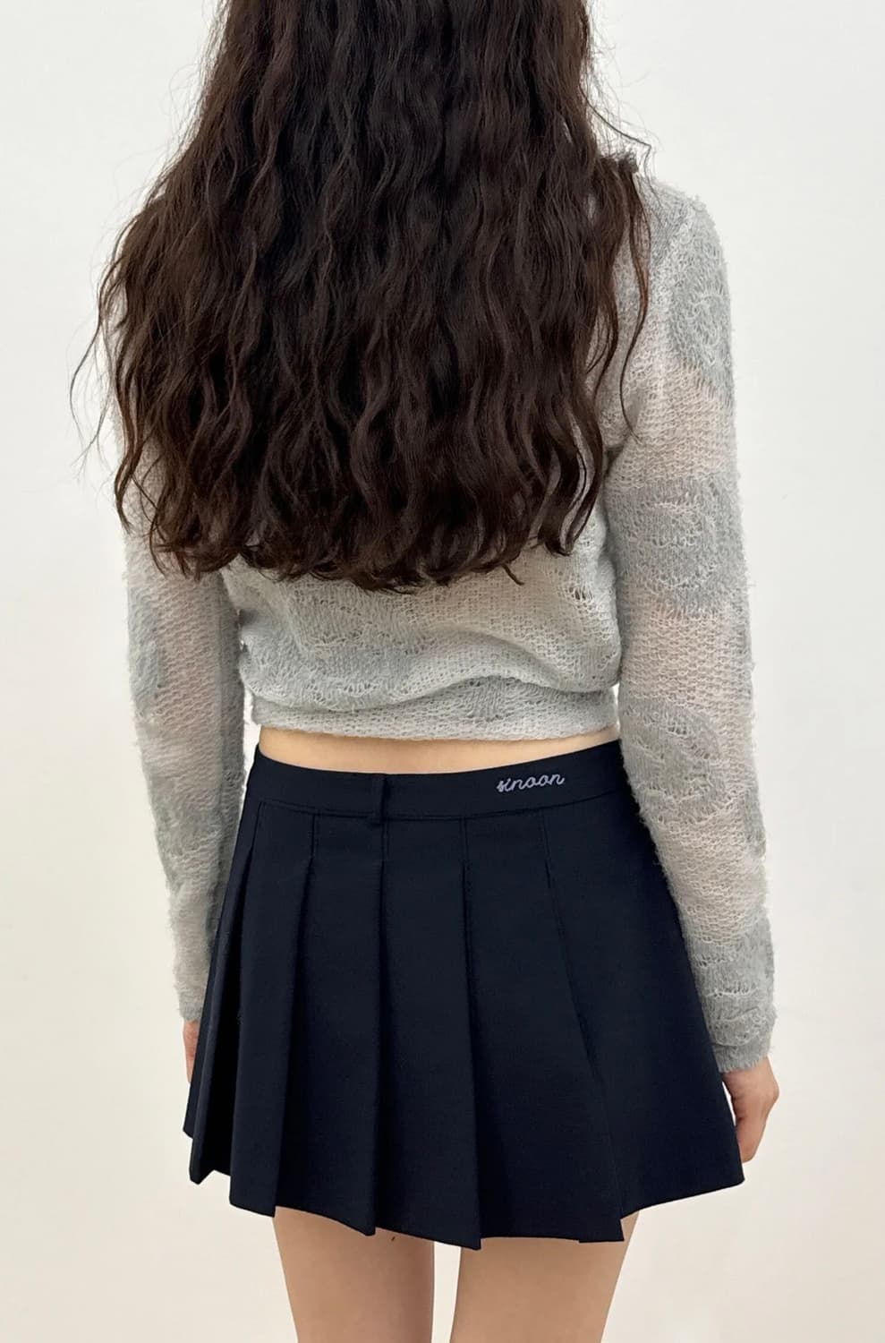 시눈 Low-Waist Pleated Mini Skirt 상품이미지3