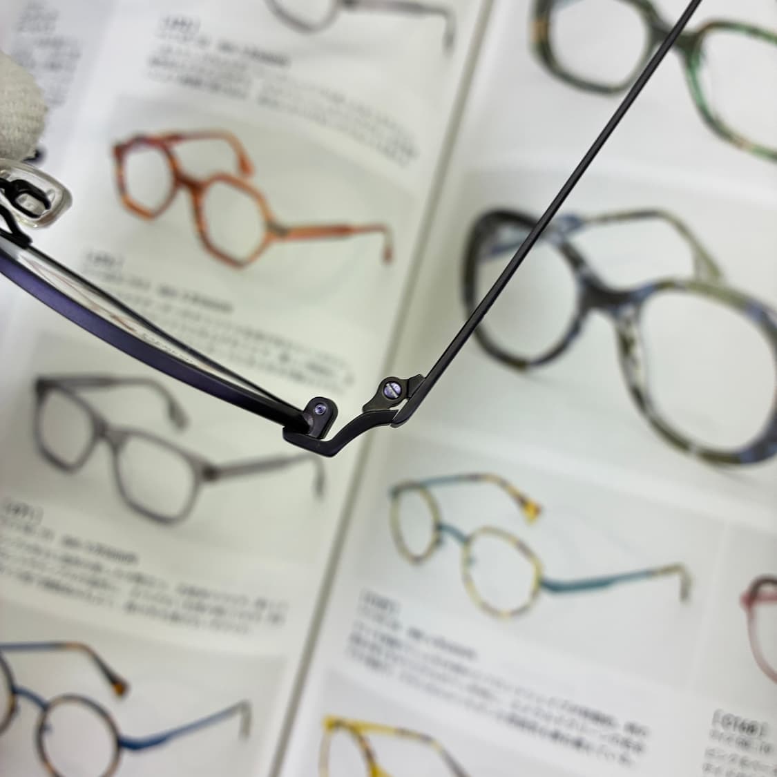 SAND EYEWEAR 8각형 옥타곤 매트 퍼플 티타늄 일본 안경 상품이미지4