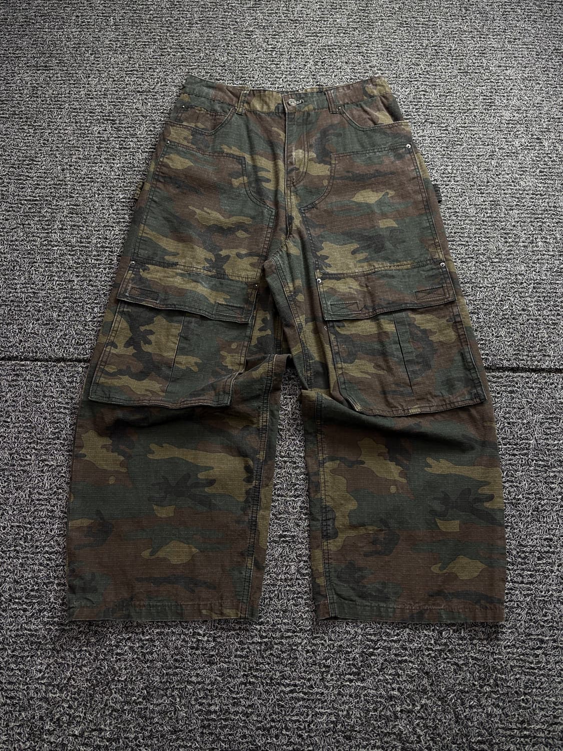 메종미네드 카모플라쥬 립스탑 카고 퍼티그 팬츠 1988 상품이미지2