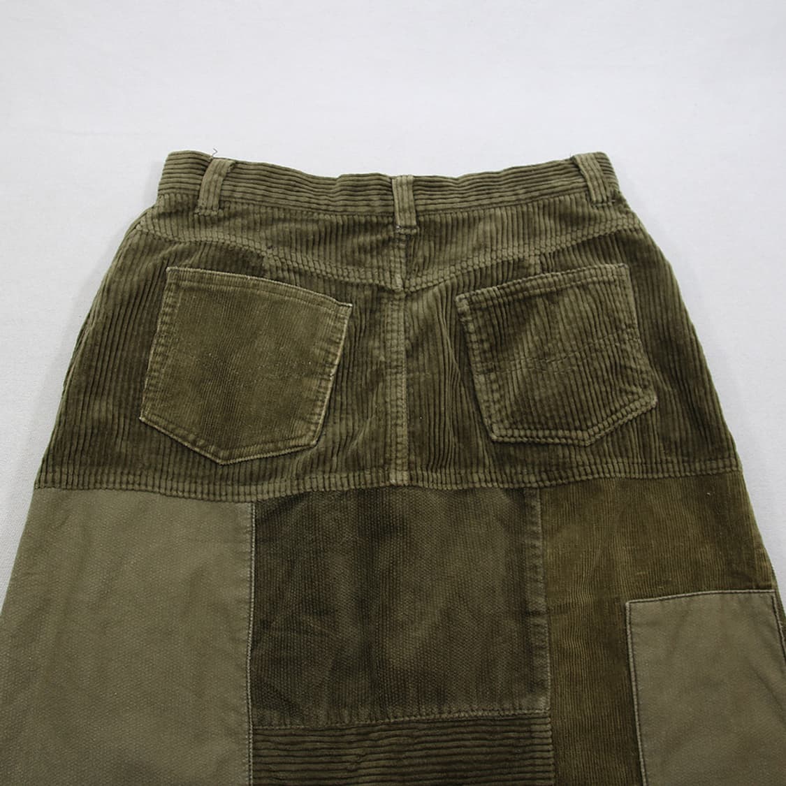 jouer aux echecs 패치워크 코듀로이 스커트 (여성용 25) 상품이미지7