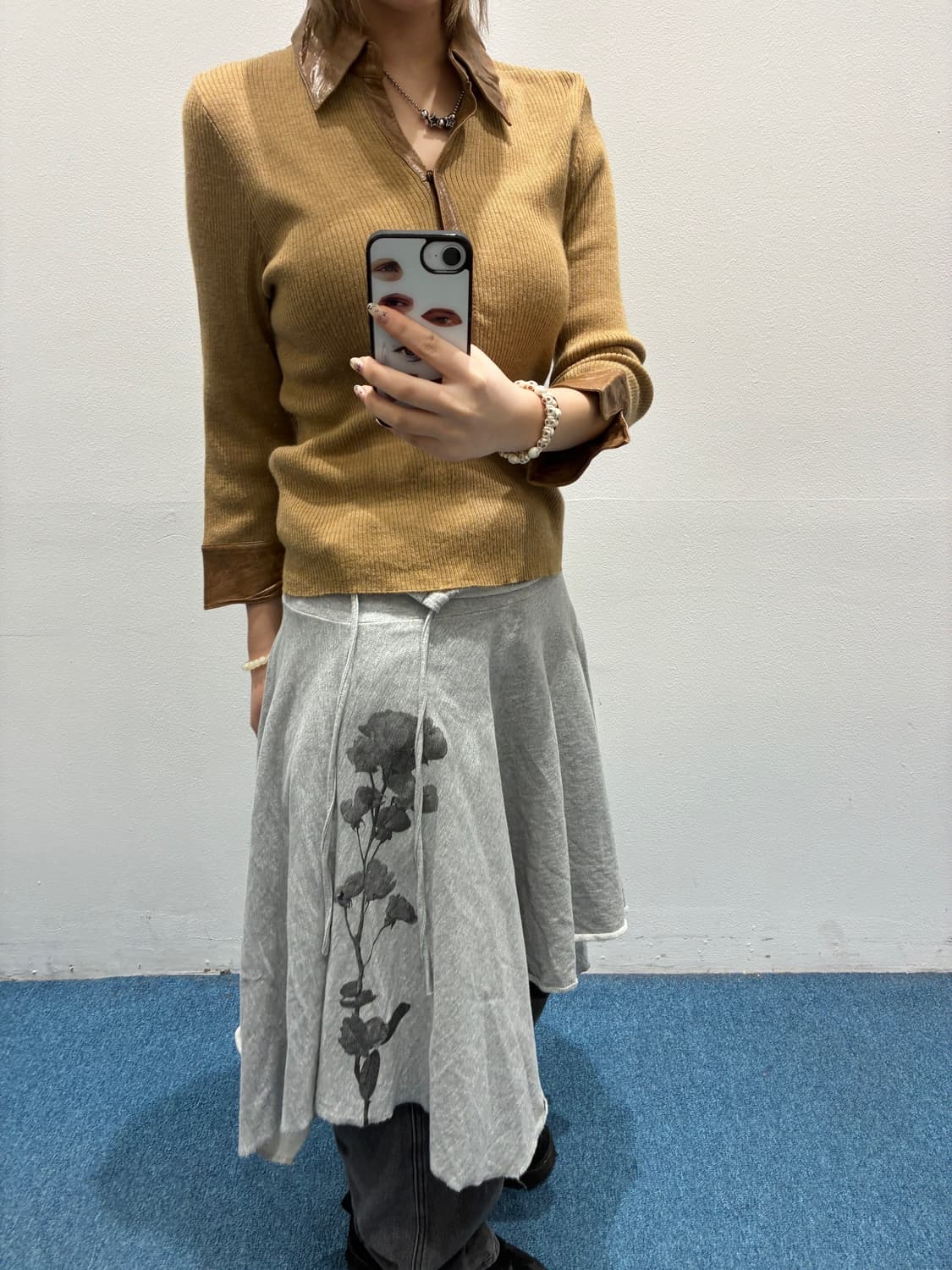 빈티지 카라 니트 상품이미지1