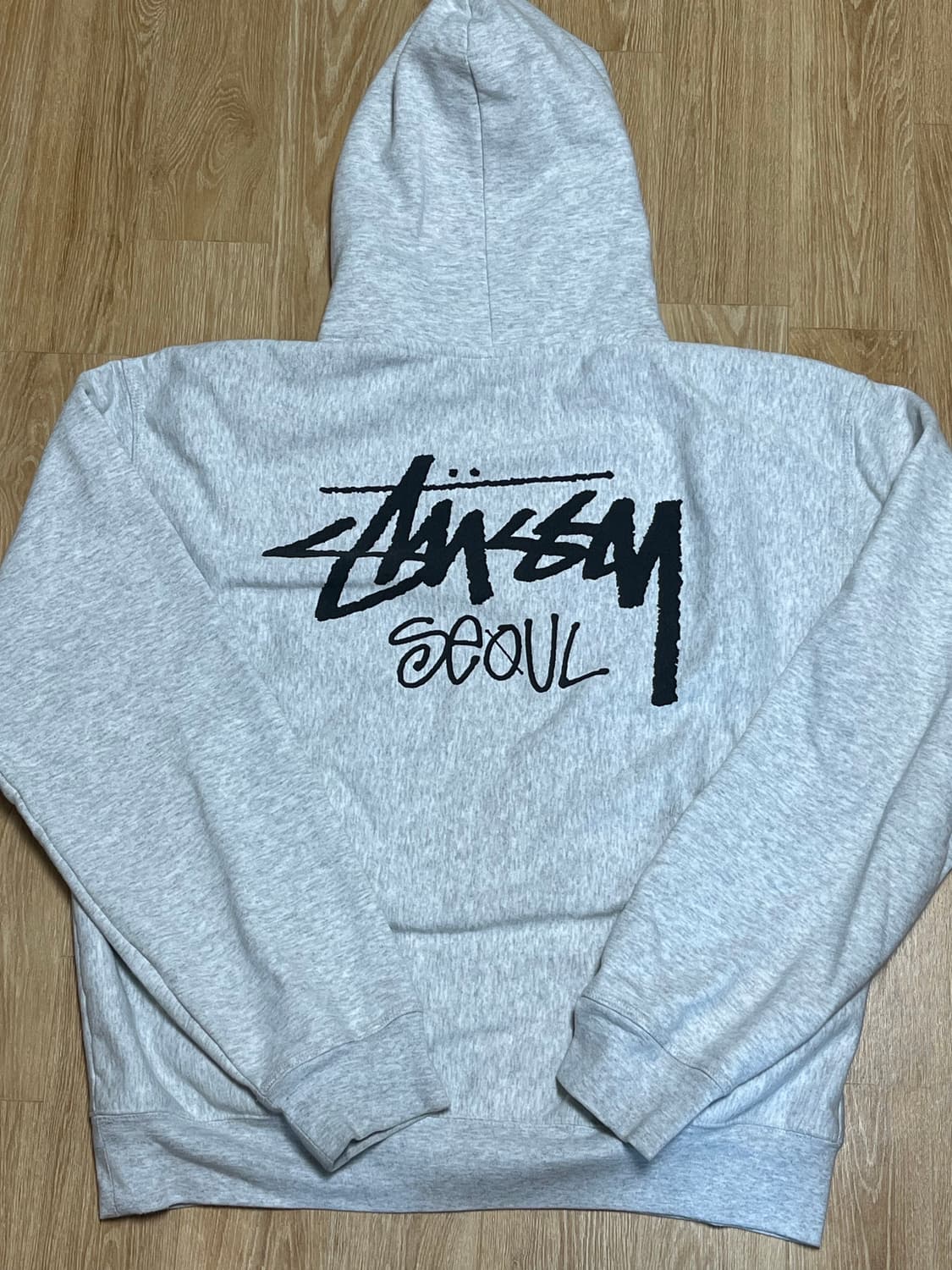 스투시 스탁 서울 후드 애쉬 헤더 상품이미지4