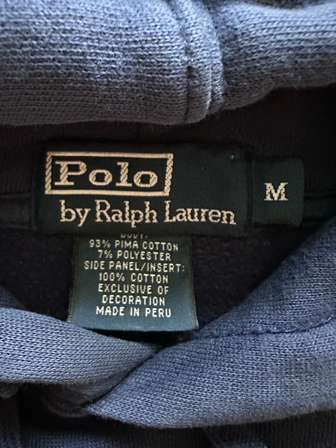 폴로 랄프로렌 트리플 빅포니 후드티 M 상품이미지2