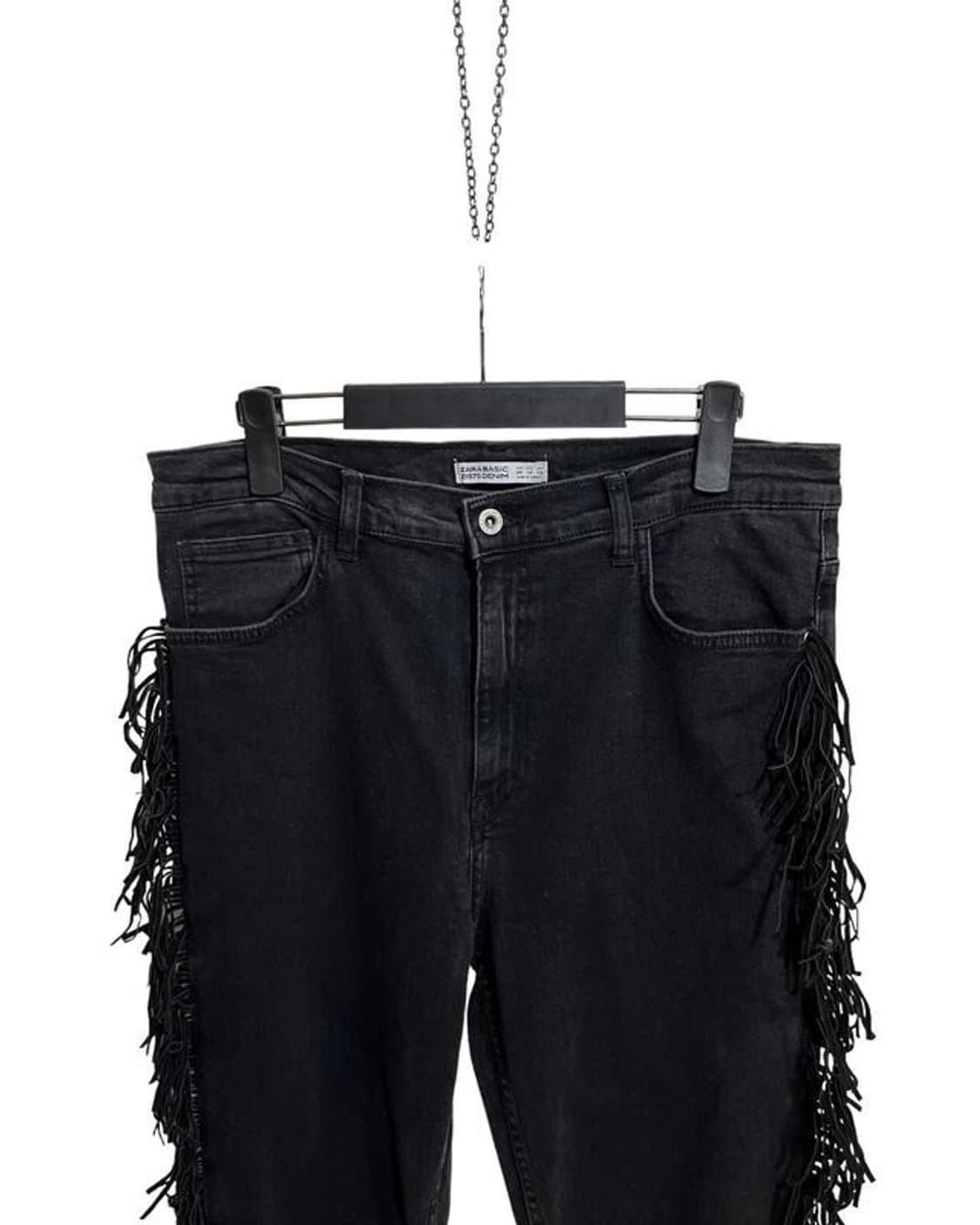 Fringe denim pants 상품이미지2