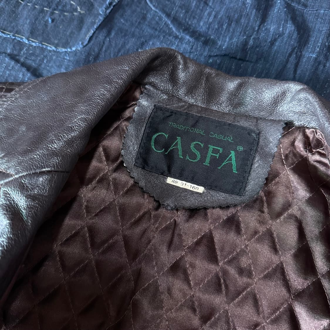 CASFA 카우하이드 벨티드 자켓 55-66 상품이미지5