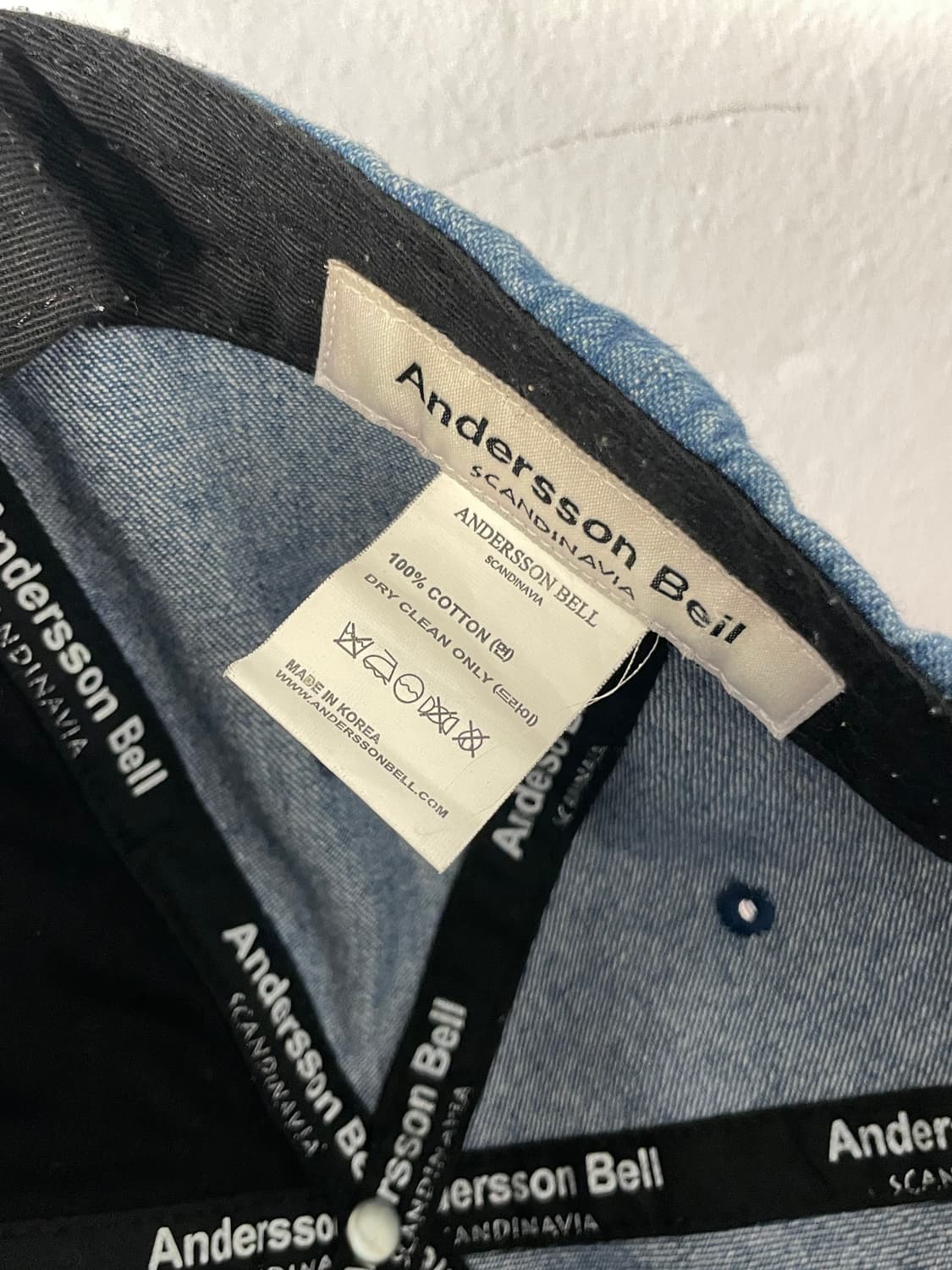 앤더슨벨 데님 볼캡  상품이미지6